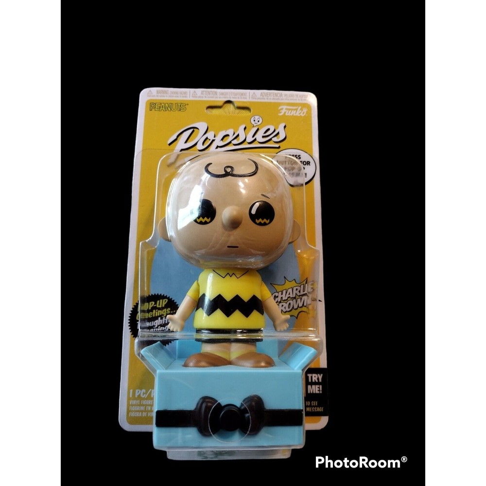 COPY - 🥜 Peanuts CHARLIE BROWN Mondays FUNKO POPsies w/Pop-Up Msg ✅ BRAND NEW ✅